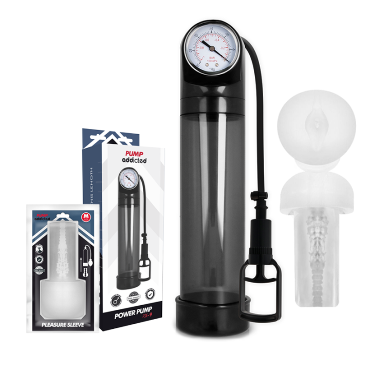 Pump Addicted - Rx9 Nero Con Masturbatore