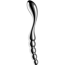 Satisfyer - Star Force 1 Dildo z Dwoma Końcami ze Stali Nierdzewnej