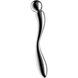 Satisfyer - Star Force 2 Dildo z Dwoma Końcami ze Stali Nierdzewnej