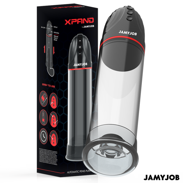 Jamyjob - Xpand Automatische Pumpe 3 Saugstufen Grau