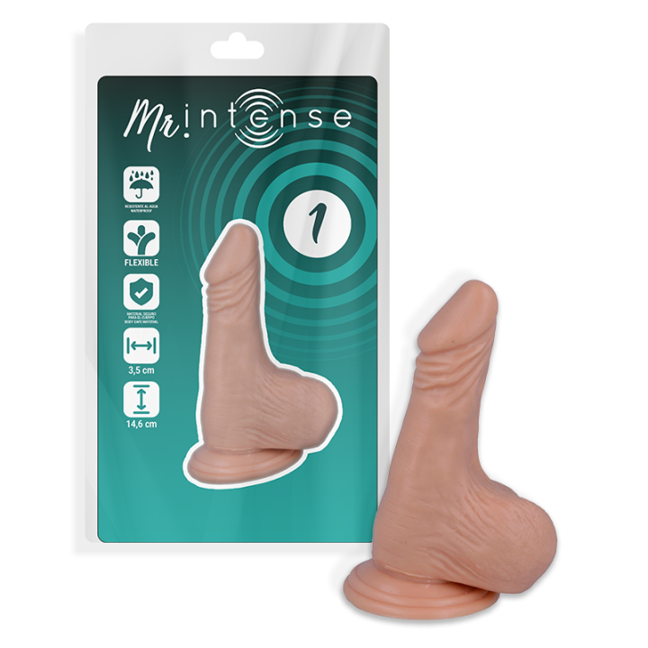 Mr Intense - 1 Realistic Penis 14.6 cm -o- 3.5 cm