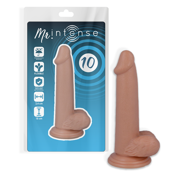 Mr Intense - 10 Pénis Réaliste 18 cm -o- 3.4 cm