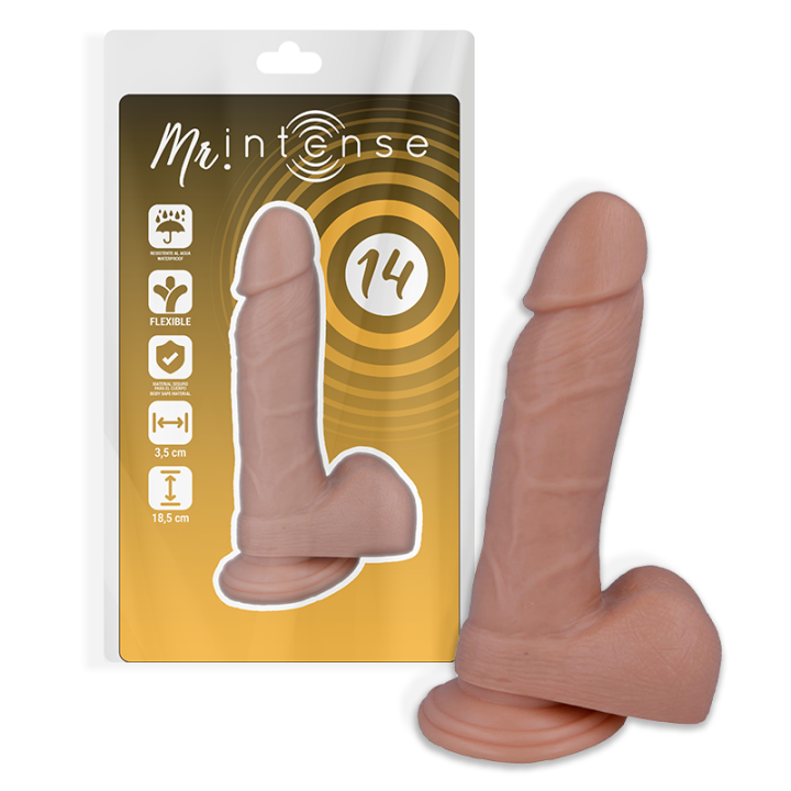 Mr Intense - 14 Realistycznych Kogutow 18.5 cm -o- 3.8 cm