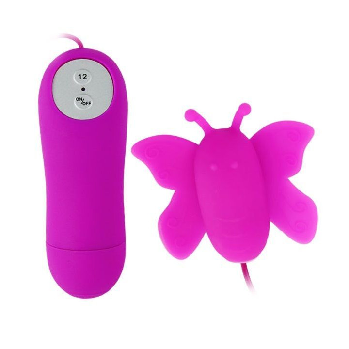Baile - Love Eggs Stimulateur de Clitoris Papillon 12 Vitesses Télécommande Lilas