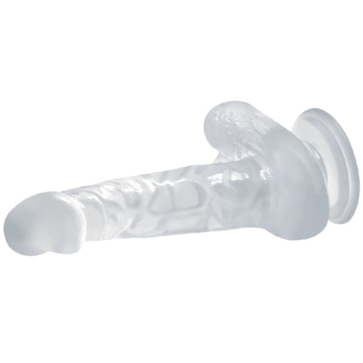 Baile - Dildo Realistico Con Ventosa e Testicoli 16.7 cm Trasparente
