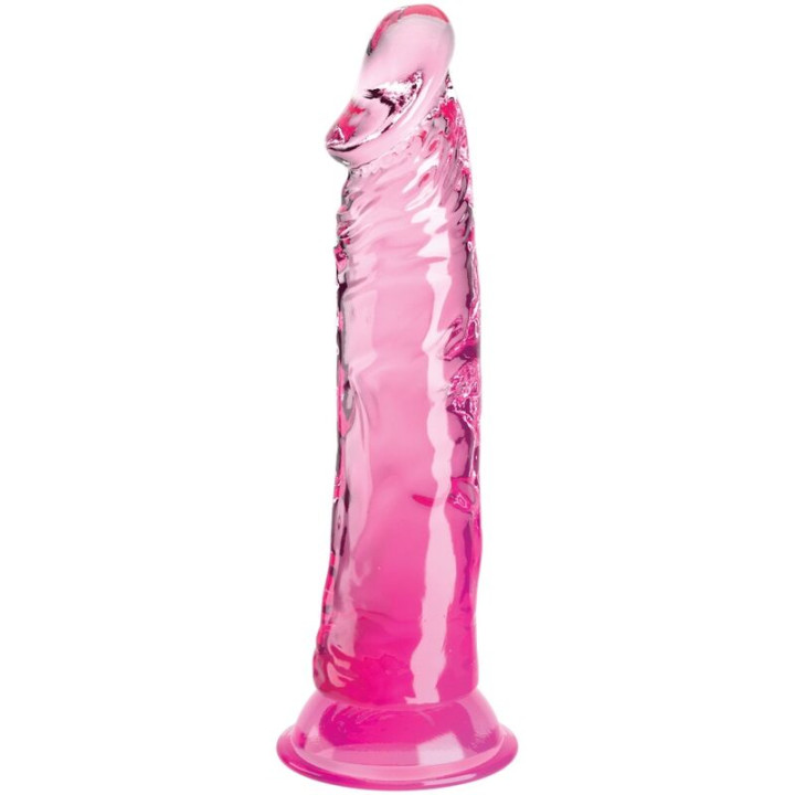 King Cock - Clear Realistischer Penis 19.7 cm Rosa