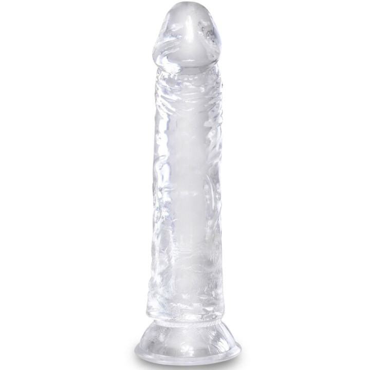 King Cock - Pênis Realista Claro 19.7 cm Transparente