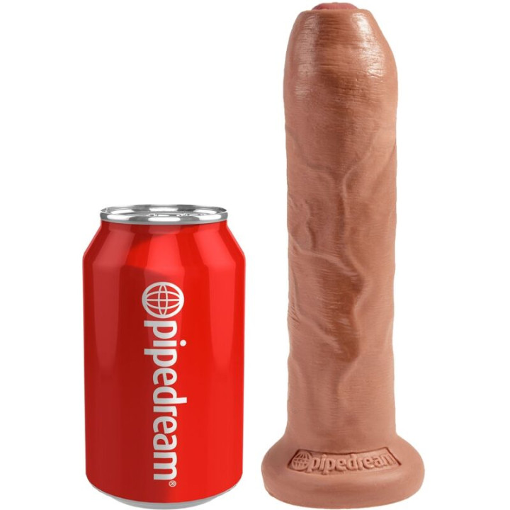 King Cock - Pênis Realístico Sem Cortes 17.8 cm Caramelo