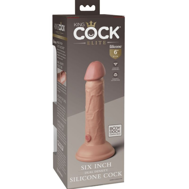 King Cock - Elite Gode Réaliste en Silicone 15.2 cm