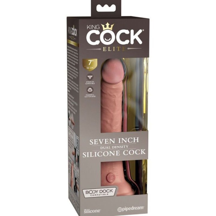 King Cock - Elite Dildo Realistico in Silicone 17.8 cm