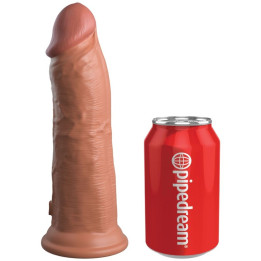 King Cock - Elite Realistic Silicone Dildo 20.3 cm Caramel