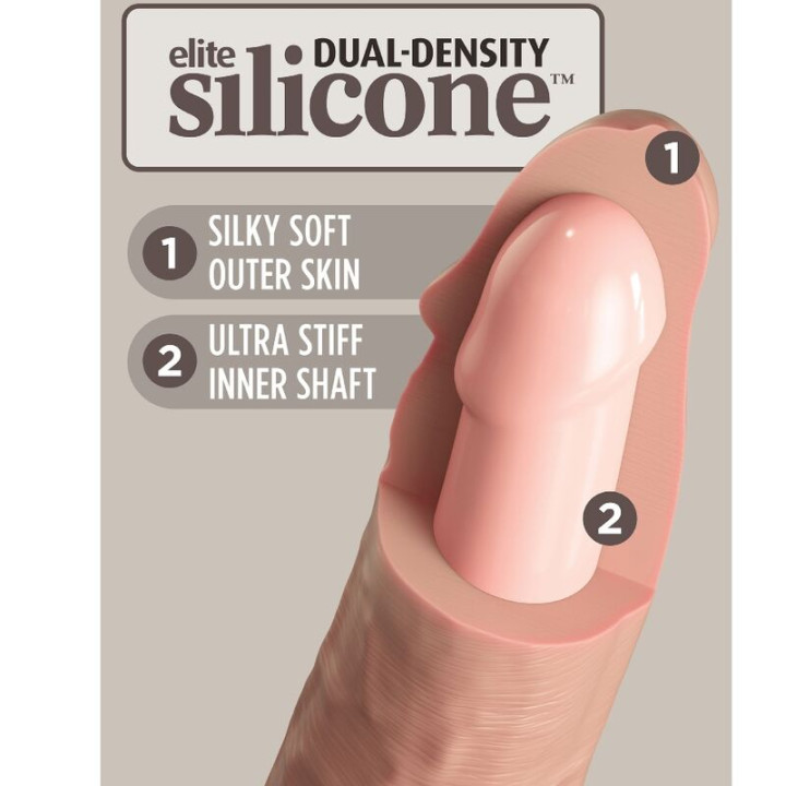 King Cock - Elite Gode Réaliste en Silicone 23 cm