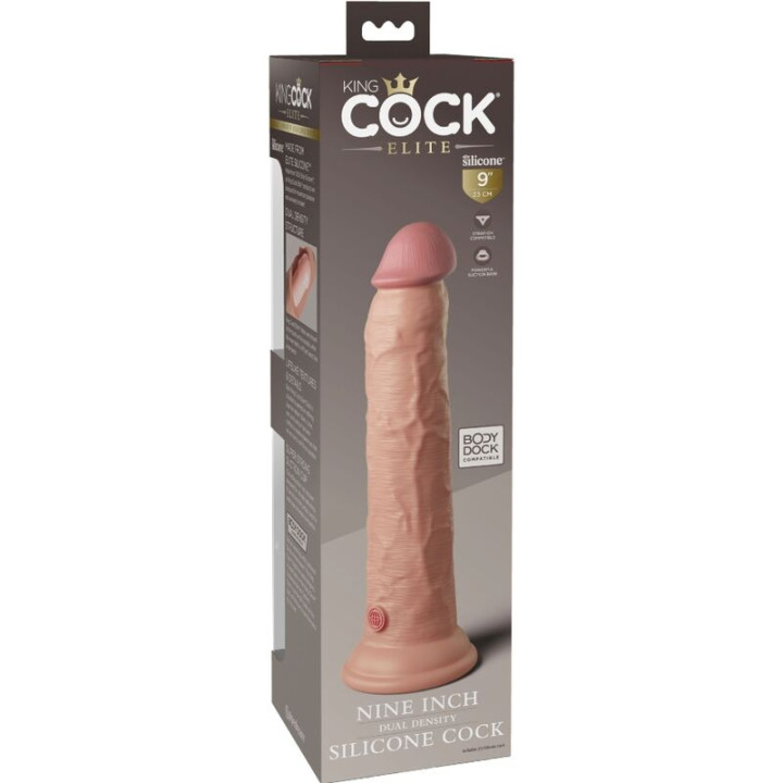 King Cock - Elite Dildo Realistico in Silicone 23 cm