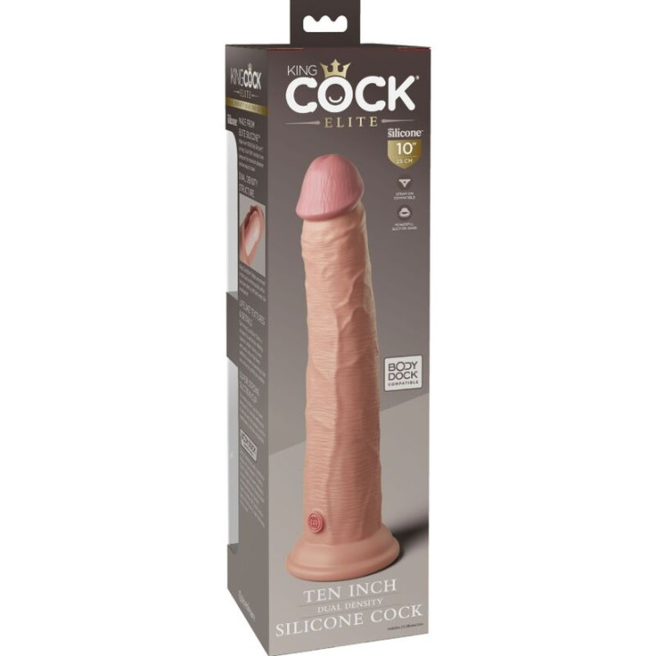 King Cock - Elite Realistyczny Silikonowy Dildo 25,4 cm