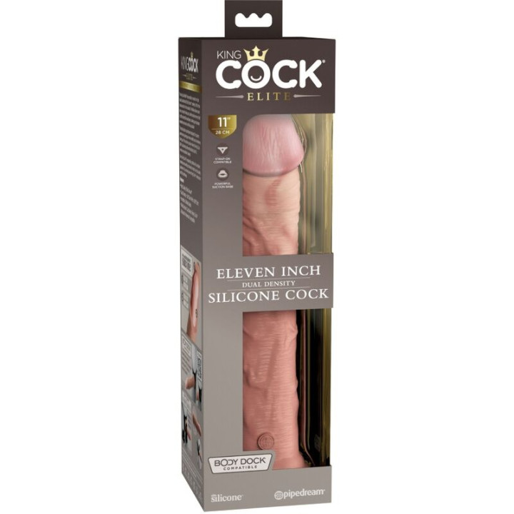King Cock - Elite Gode Réaliste en Silicone 28 cm