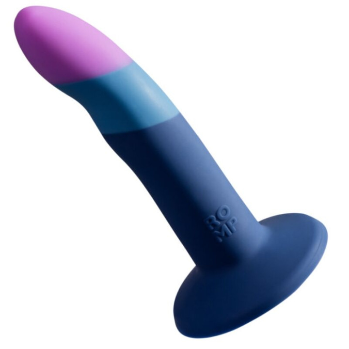 Romp - Piccolo Dildo de Silicone Com Ventosa Tricolorida 14 cm