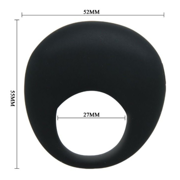 Pretty Love - Trap Vibrator Ring Black