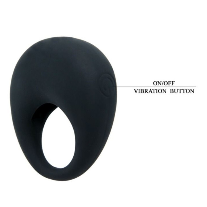 Pretty Love - Trap Vibrator Ring Black