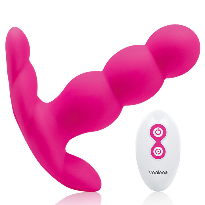 Nalone - Pearl Anal Vibrator Fernbedienung Schwarz