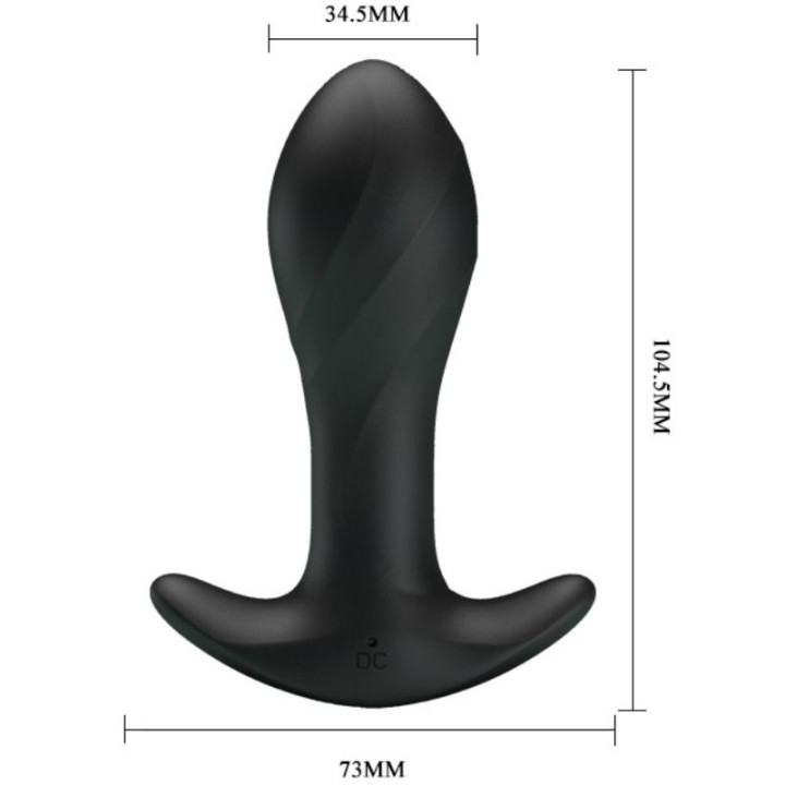 Pretty Love - Vibrateur Anal Noir