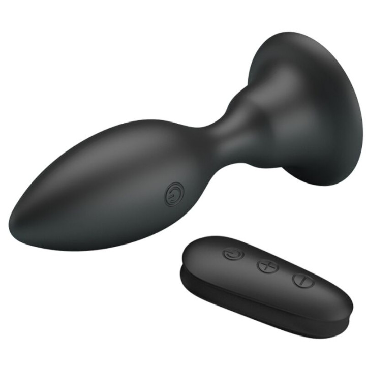 Mr Play - Korek Analny z Wibracja Czarnym Pilotem