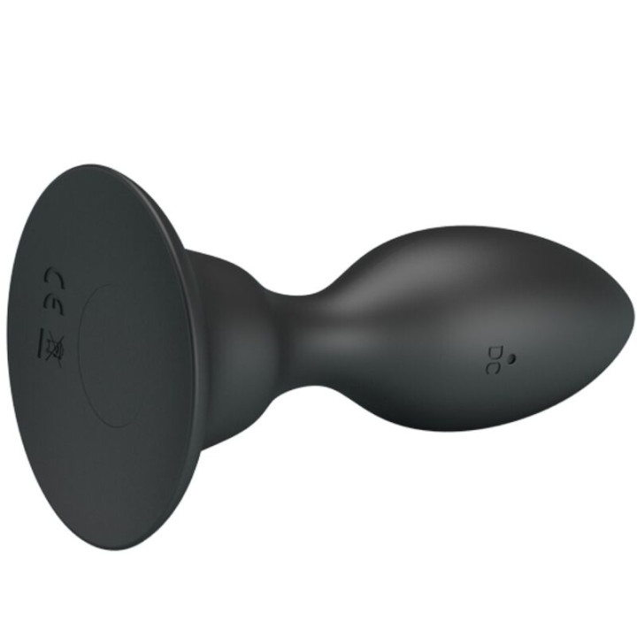 Mr Play - Analstecker Mit Vibration, Schwarze Fernbedienung