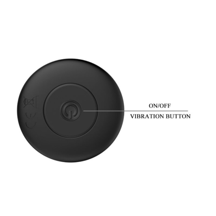 Mr Play - Plug Anale Vibratore Nero Ricaricabile