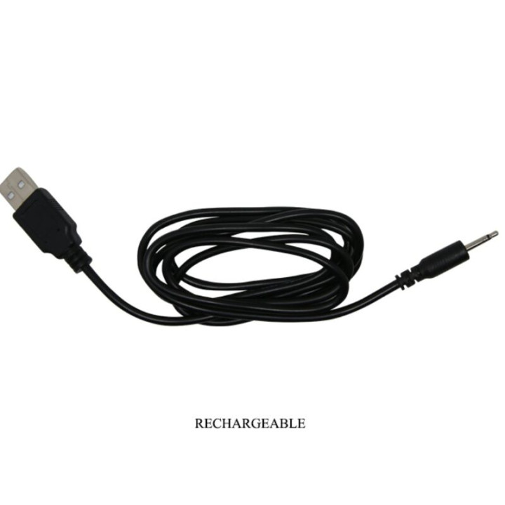 Mr Play - Wiederaufladbarer Schwarzer Vibrator Analsplug