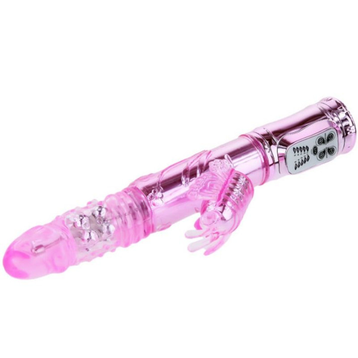 Baile - Wiederaufladbarer Vibrator Mit Rotation Und Pochenden Schmetterlingsstimulator