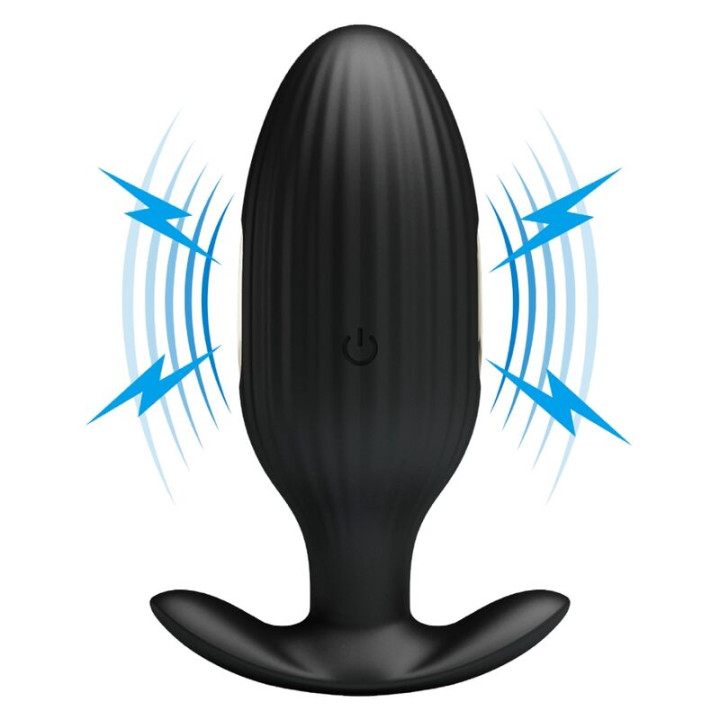 Pretty Love - Plug Anale Controllato da App Jefferson Nero