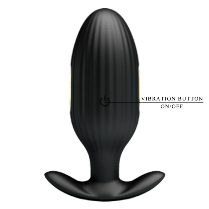 Pretty Love - Plug Anale Controllato da App Jefferson Nero