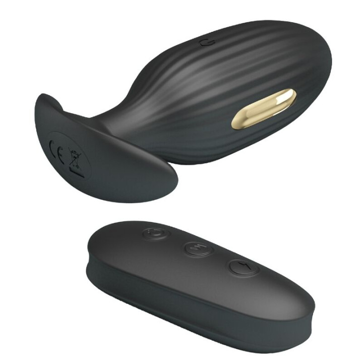 Pretty Love - Vibratore Anale Ricaricabile Kelly Plug Nero