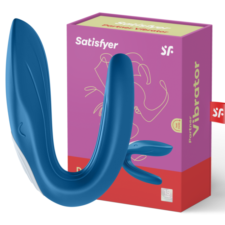 Satisfyer - Partner Toy Whale Vibrator Estimulando Ambos os Partners Edição 2020