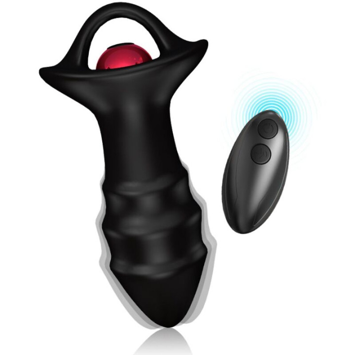 Armony - Vibrateur à Doigts Kylin et Télécommande de Plug Anal Noir