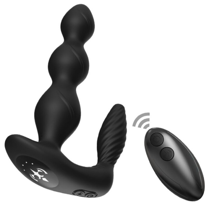 Armony - Vibratore e Stimolatore Manfun Plug Anale Telecomando Nero