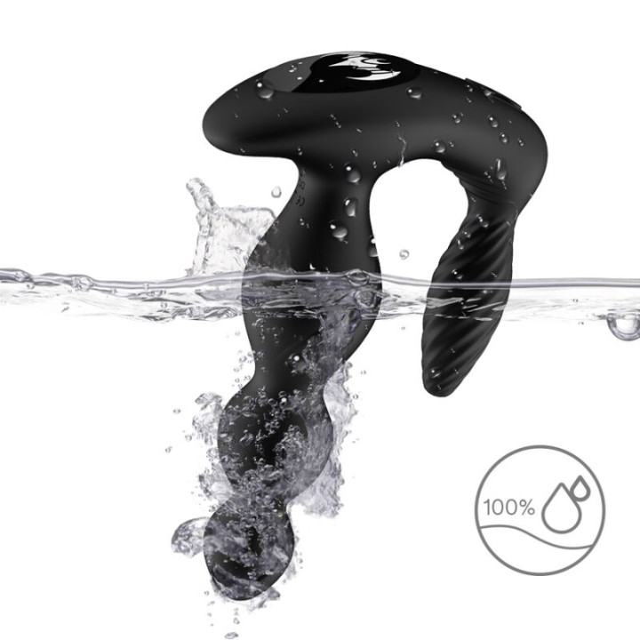 Armony - Manfun Vibrator & Stimulator Anal Plug Fernbedienung Schwarz