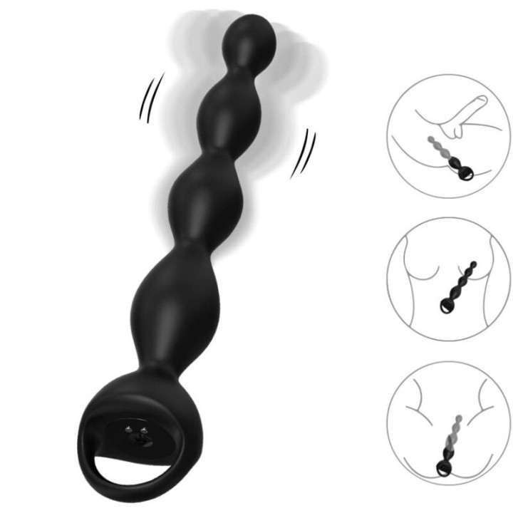 Armony - Plug Anal Vibrateur Doigt Noir