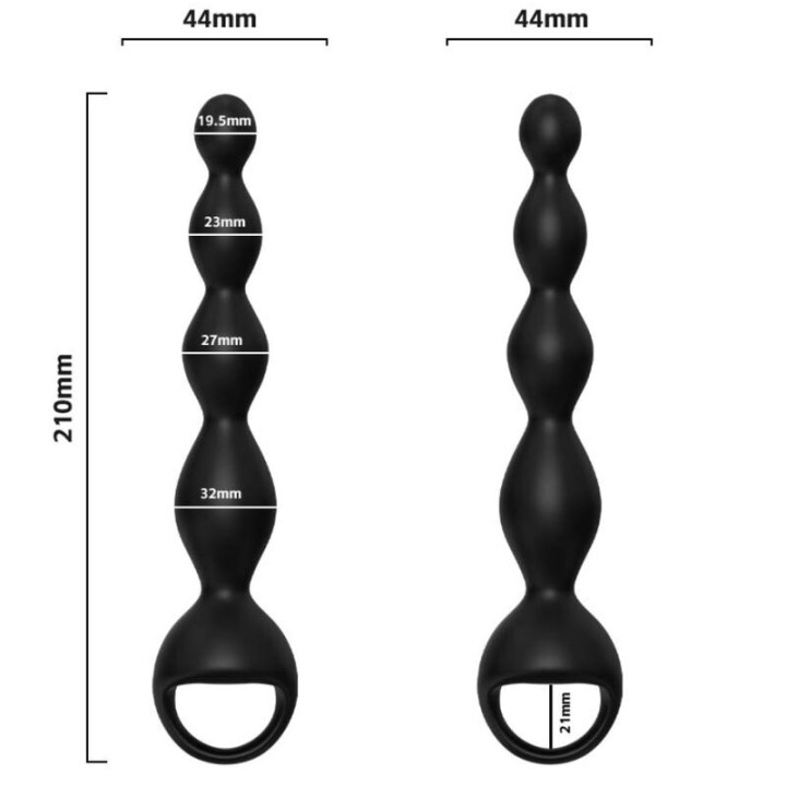 Armony - Plug Anal de Dedo Vibrador Preto
