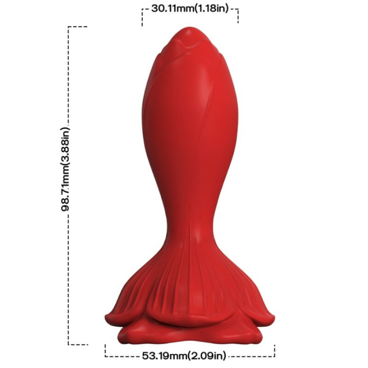 Armony - Vibrateur Rose & Plug Anal Petite Télécommande Rouge