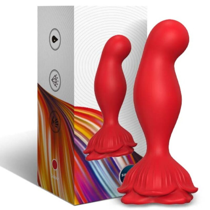 Armony - Rosa Vibrador & Plug Anal Control Remoto Rojo