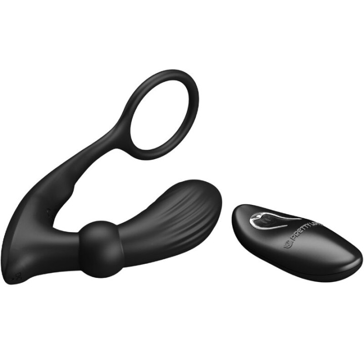 Pretty Love - Anello Anale e Vibratore Warren Black