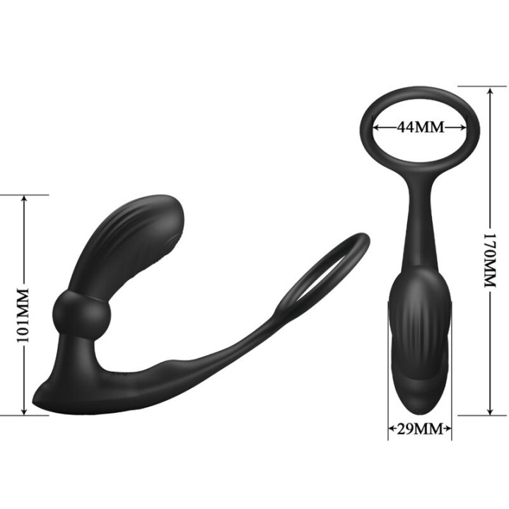 Pretty Love - Warren Black Analring & Vibrator