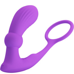 Pretty Love - Bague Warren et Vibrateur Anal Violet