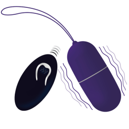 Intense - Oeuf Vibrant Flippy i Avec Télécommande Violet