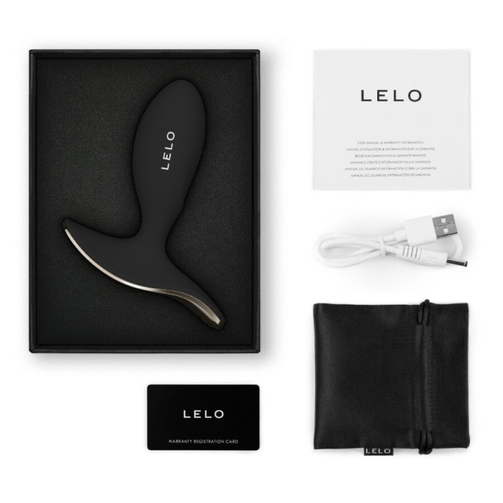 Lelo - Surfer 2 Unisex Plug Anale Vibrante Nero