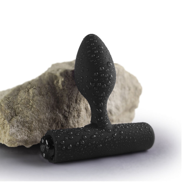 Rocks-Off - Nova Solaris Plug Anal Fino Recargable 16 Funciones Negro