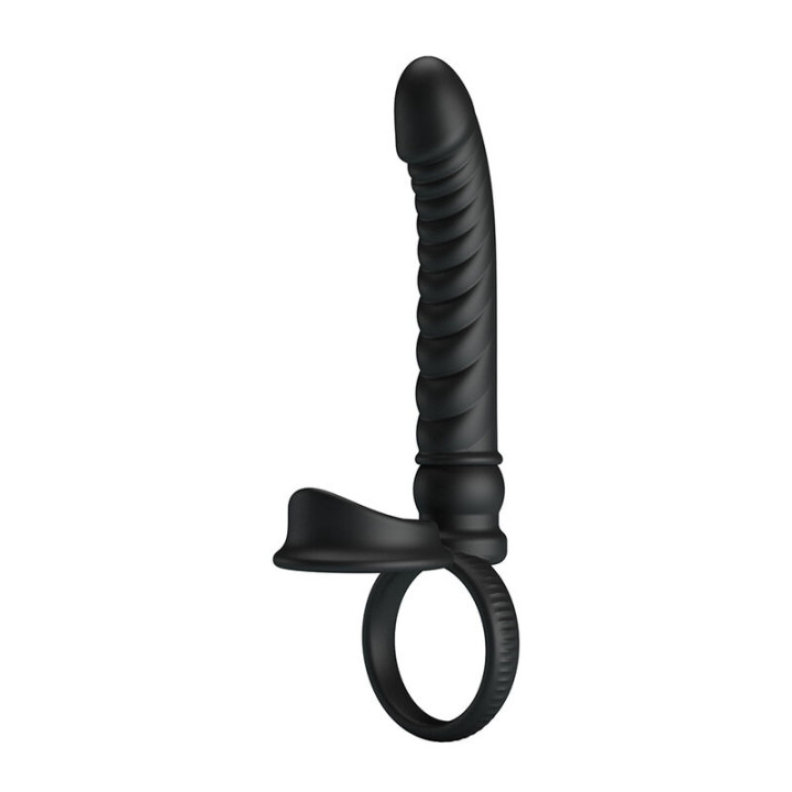 Pretty Love - Vibratore Anale Merritt Con Anello e Vibrazione Nero