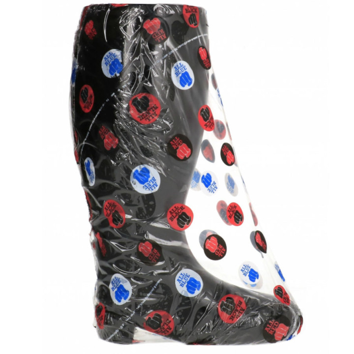 All Black - Riesiger Weicher Fistingstiefel 31 cm