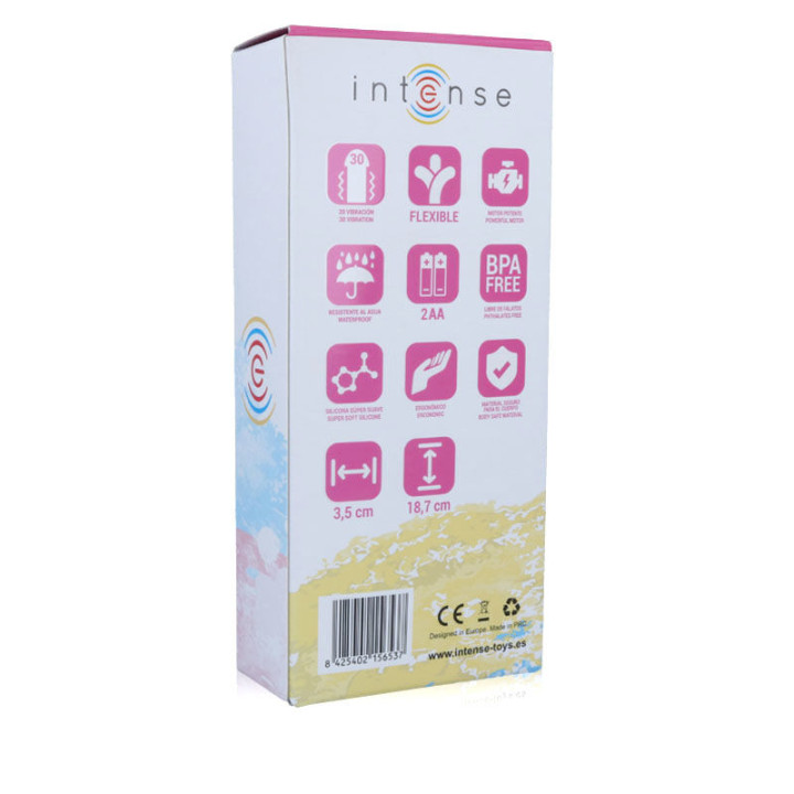 Intense - Vibrateur Leo Silicone Rose Luxe