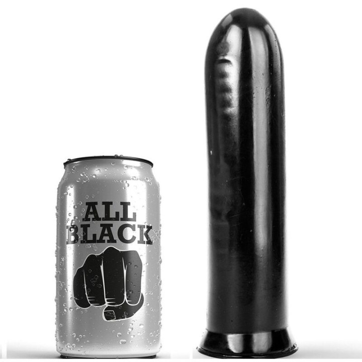 All Black - Dildo Schwarz 19 cm